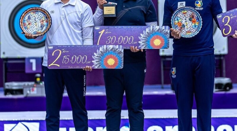 Marcus D’Almeida é bronze na final da Copa do Mundo do tiro com arco