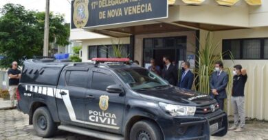 Polícia prende suspeito de assaltos à mão armada em Nova Venécia