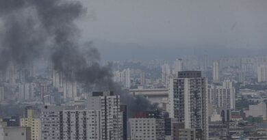 Prédio no Brás em São Paulo pega fogo e corre risco de desabar