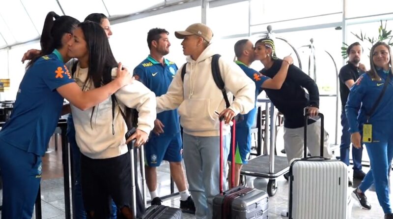 Seleção feminina se apresenta no ES para 2 amistosos contra Colômbia