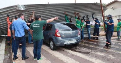 Temporais causam estragos no Sul do país e deixam milhares sem energia