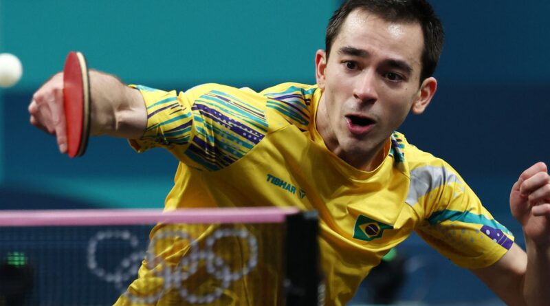 Calderano sobra contra cazaque e avança às quartas de WTT na Alemanha