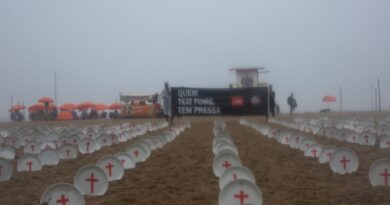 Copacabana recebe manifestações pelo fim da fome e para pressionar G20