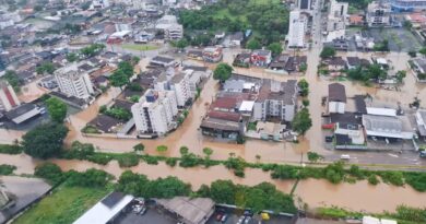 Defesa Civil prevê chuva forte até segunda-feira em Santa Catarina