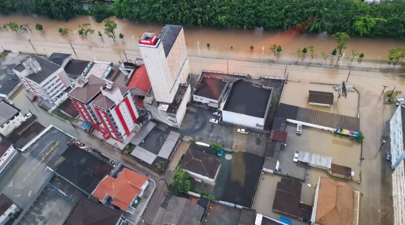 Norte catarinense é o mais impactado pela chuva, diz Defesa Civil