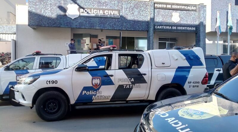 Polícia Civil e PM realizam operação para prender traficantes e homicidas em São Gabriel da Palha