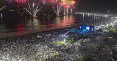 Réveillon de Copacabana receberá seis navios de cruzeiro e 300 barcos