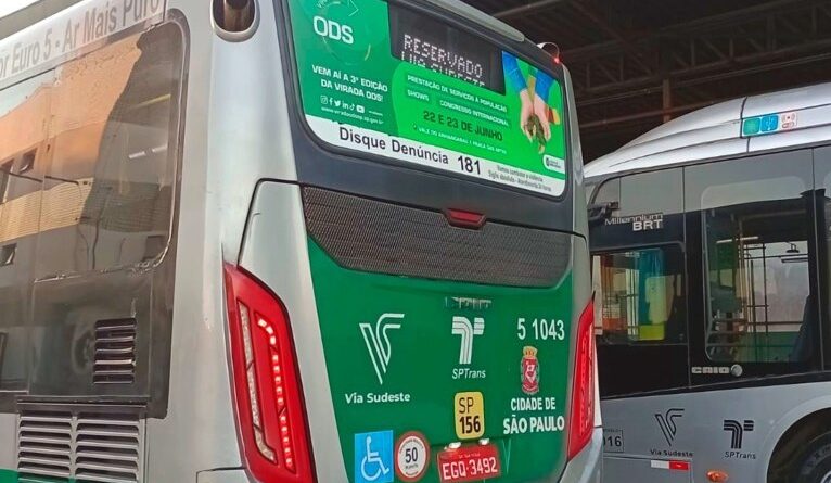 Tarifa de ônibus em SP vai subir para R$ 5 a partir de janeiro de 2025