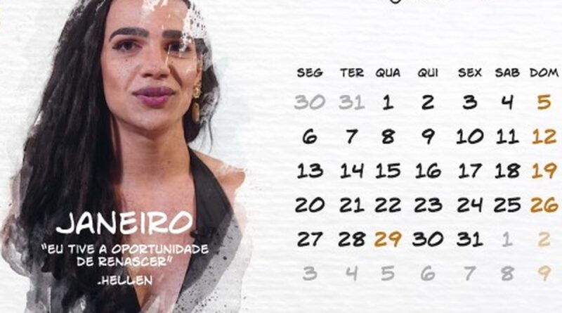 Associação LGBTQIA Casarão Brasil lança calendário trans 2025