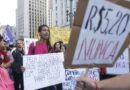 Manifestantes protestam contra aumento das passagens municipais em SP