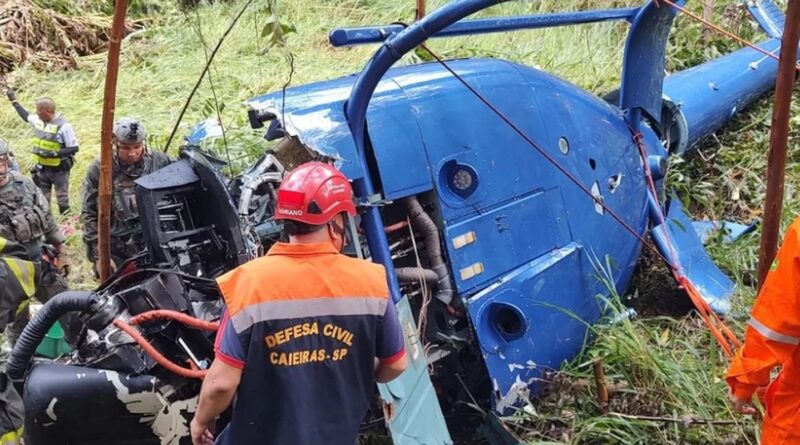 Menina sobrevivente de acidente de helicóptero deve ter alta hoje