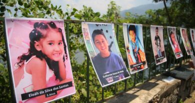 Memorial no Rio volta a ter fotos de crianças vítimas de bala perdida