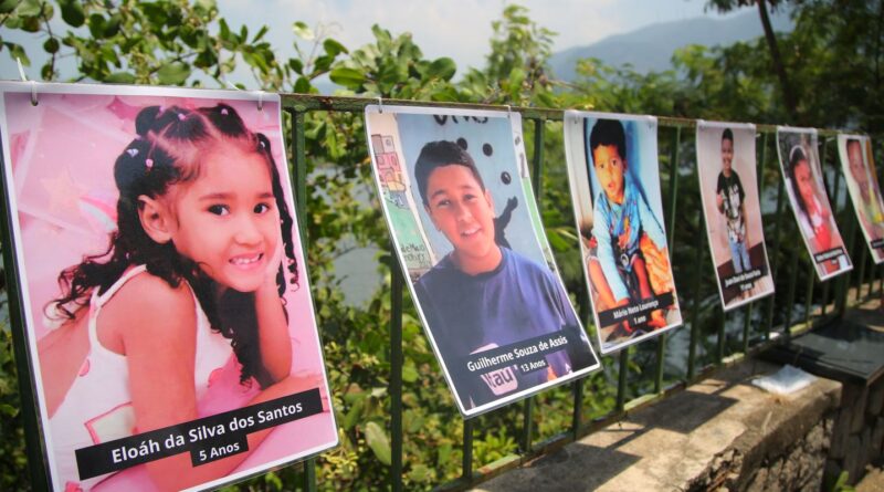 Memorial no Rio volta a ter fotos de crianças vítimas de bala perdida