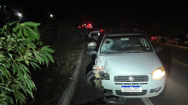 Motociclista morre e motorista de carro recusa soprar bafômetro após acidente em São Domingos do Norte