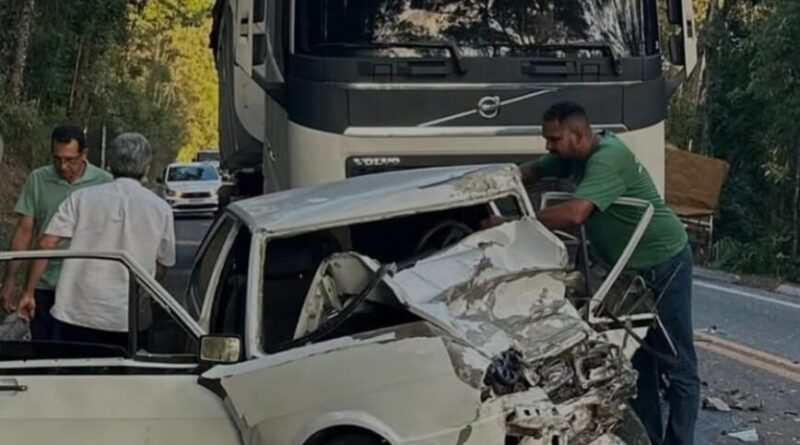 Motorista morre em acidente na BR 262 no Espírito Santo