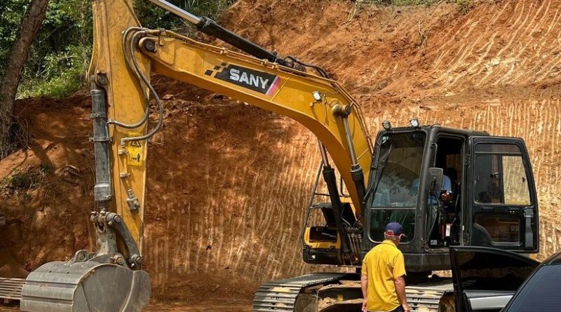 Polícia encontra em Colatina máquina de meio milhão de reais furtada em Ecoporanga