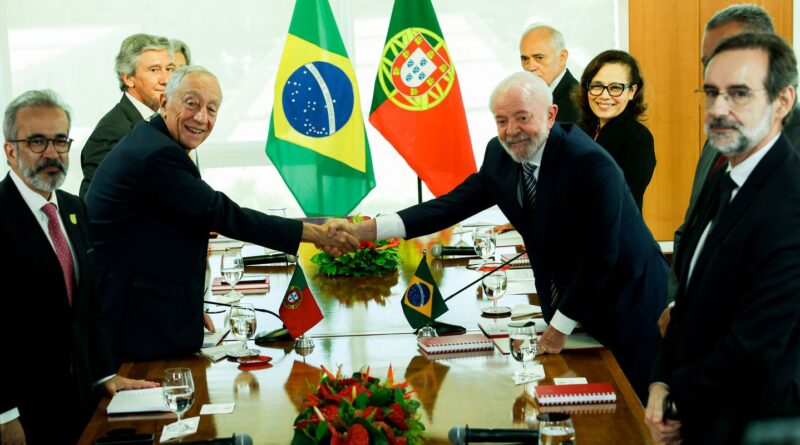 Presidentes do Brasil e Portugal se reúnem para fortalecer cooperação