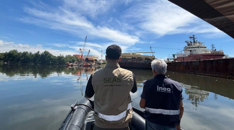 Rio interdita estaleiro que fazia desmanche ilegal de navios