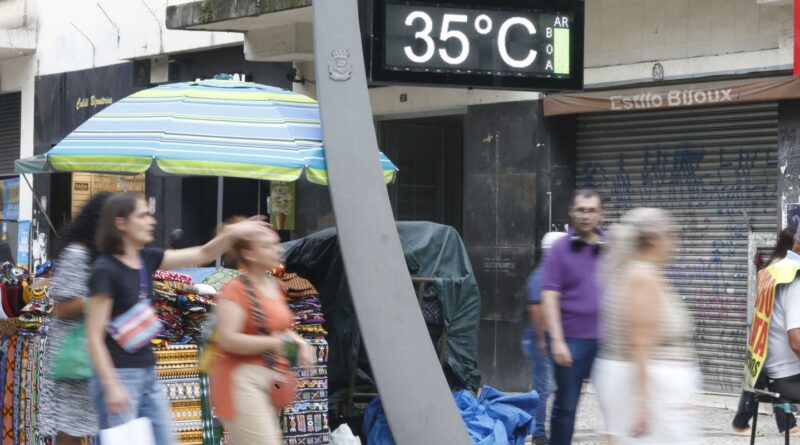 Defesa Civil renova alerta de altas temperaturas em SP até domingo