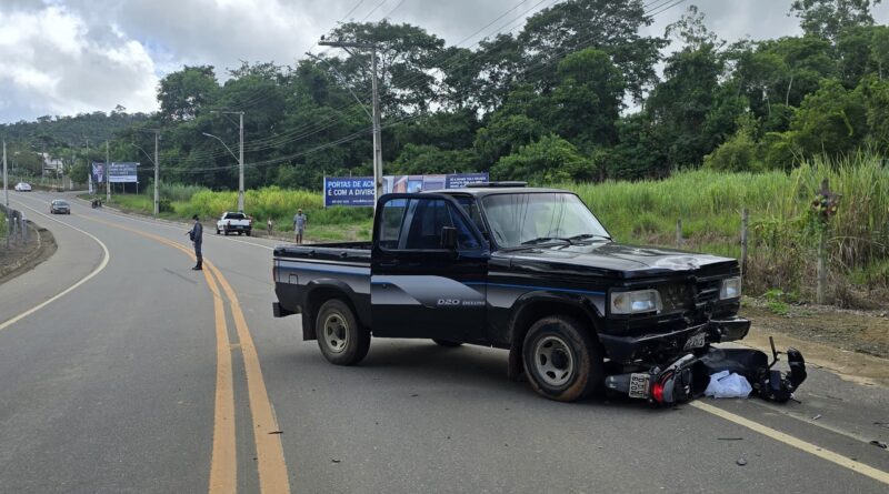 Motociclista morre ao bater de frente com caminhonete em São Gabriel da Palha – Portal Momento