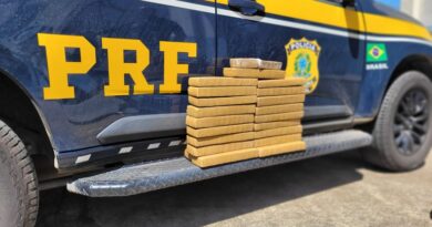 PRF apreende 22 quilos de maconha em ônibus; destino da droga seria Nova Venécia