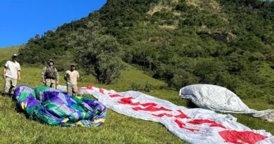 Balões caem em parque do Rio e são apreendidos; prática é crime