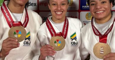 Brasileiras garantem três bronzes em 1º dia de Grand Slam de Judô