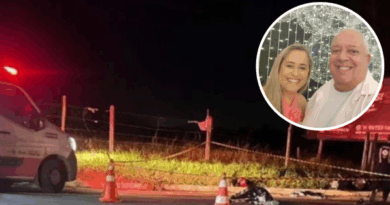 Casal de moto morre em acidente e motorista abandona veículo e foge em São Mateus