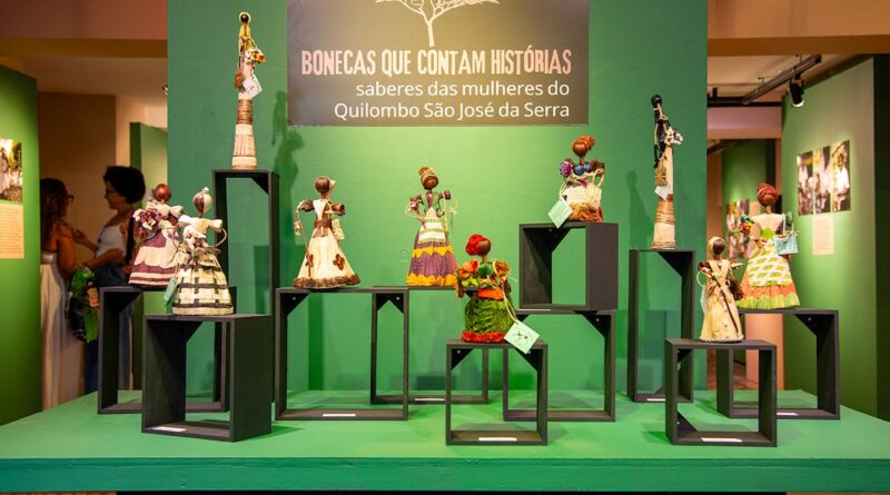 Exposição de bonecas mostra saber quilombola no Rio