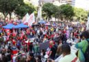 Fim da escala 6x1 une movimentos no ato de 1º de Maio no Rio