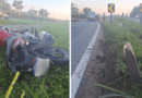 Homem morre após moto bater em placa de sinalização na BR 101 no Norte do ES