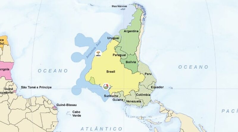 IBGE lança mapa-múndi invertido, com o Sul no topo