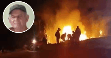 Incêndio e morte em acidente em acidente no Noroeste do ES; veja vídeo
