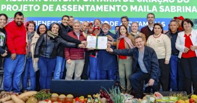 Lula cria assentamento da reforma agrária no Paraná