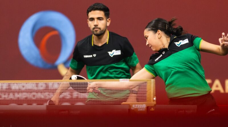 Mesatenistas Gui Teodoro e Giulia Takahashi vão às oitavas do Mundial
