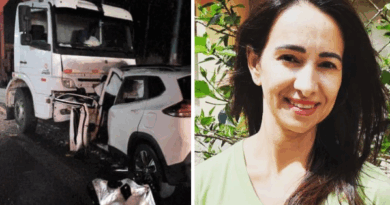 Motorista de carro morre após acidente com carreta na contramão na BR 101 no Norte do ES