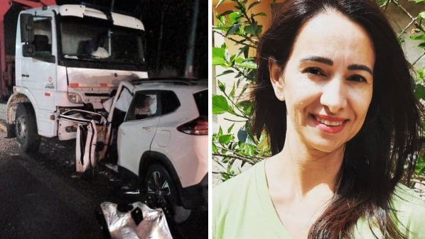 Motorista de carro morre após acidente com carreta na contramão na BR 101 no Norte do ES