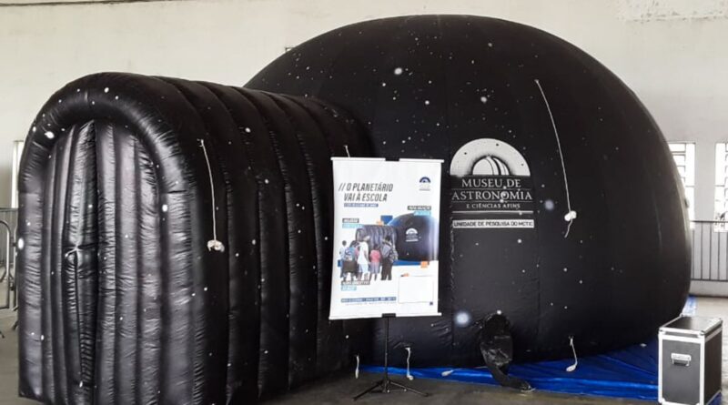 Museu e bibliotecas levarão planetário móvel a comunidades do Rio