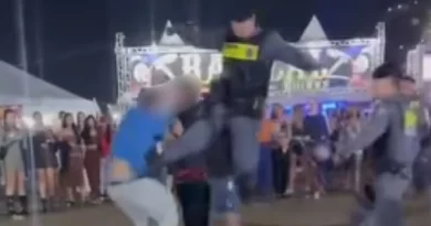 Policial aplica “voadora” para separar briga na festa de São Gabriel da Palha – Portal Momento