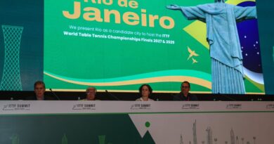 Rio de Janeiro será a sede do Mundial de Tênis de Mesa em 2029