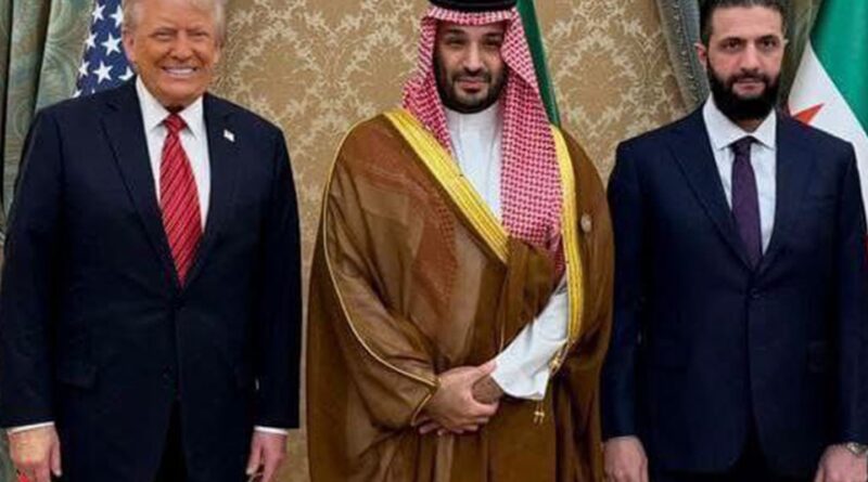 Trump se reúne com presidente da Síria após anunciar fim de sanções