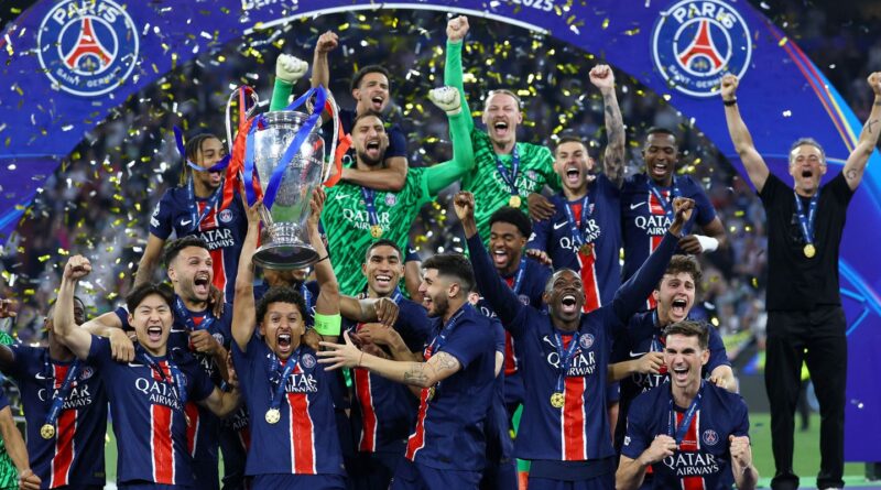 Volta por cima e título inédito: PSG é o novo dono do futebol europeu