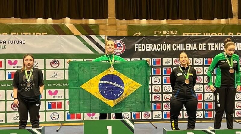 Brasil fatura 28 medalhas, 11 de ouro, no tênis de mesa paralímpico