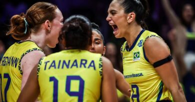 Brasil sofre, mas derrota Alemanha na Liga das Nações de vôlei