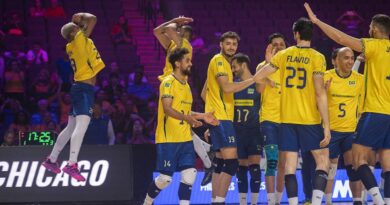 Brasil vence Canadá por 3 sets a 0 na Liga das Nações de Vôlei