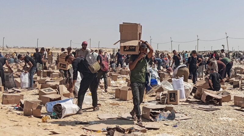 Em um mês, número de mortos buscando alimentos em Gaza chega a 516