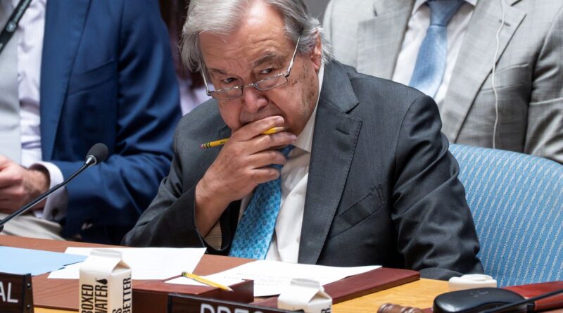 Guterres alerta sobre ciclo de represália após EUA bombardearem o Irã