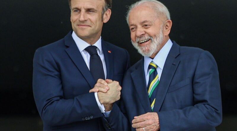 Lula pede que Macron “abra seu coração” para acordo com Mercosul