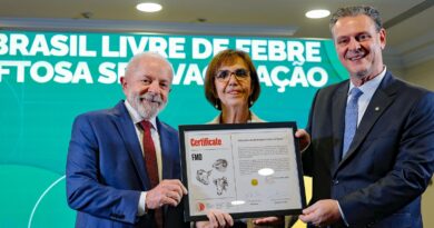 Lula recebe certificado de país livre da febre aftosa