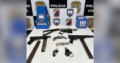 Quarteto é apreendido com armas após roubo no distrito de Sobrado, em Pinheiros